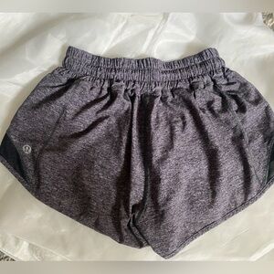 lululemon grey hotty hot shorts
